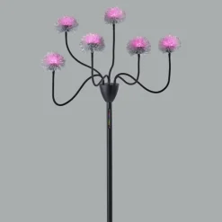 Kirkland's Home Metal 6-Arm Pom Pom Floor Lamp- Floor Lamps