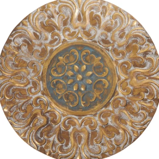 Kirkland's Home Metal Carved Floral Wall Sculpture- Wall Plaques
