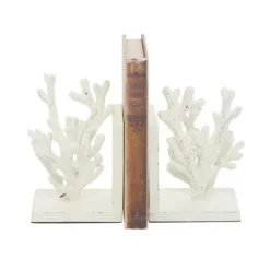 Kirkland's Home Metal Coral Bookends, Set Of 2- Decorative Accents