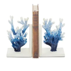 Kirkland's Home Metal Coral Bookends, Set Of 2- Decorative Accents