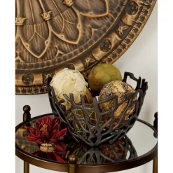 Kirkland's Home Metal Coral Frame Bowls, Set Of 2- Decorative Bowls & Jars
