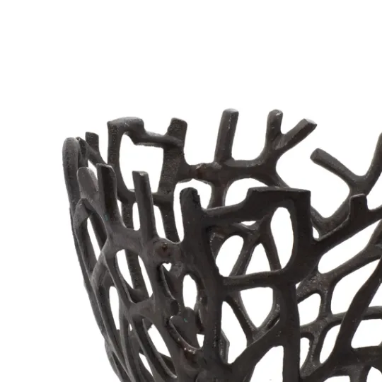 Kirkland's Home Metal Coral Frame Bowls, Set Of 2- Decorative Bowls & Jars