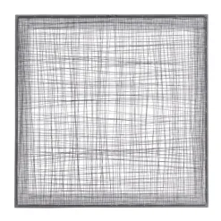 Kirkland's Home Metal Crosshatch Mesh Framed Wall Sculpture- Wall Plaques