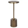 Kirkland's Home Metal Cylinder Base Cocktail Table- Accent & End Tables