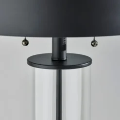 Kirkland's Home Metal Dome And Clear Glass Table Lamp- Table Lamps