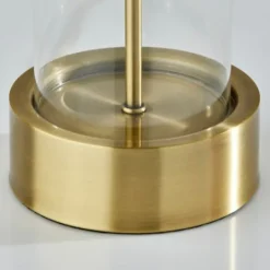 Kirkland's Home Metal Dome And Clear Glass Table Lamp- Table Lamps