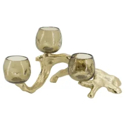 Kirkland's Home Metal Driftwood Votive Candle Holder- Candle Holders