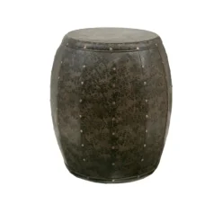 Kirkland's Home Metal Drum Kagen Accent Table- Accent & End Tables