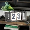 Kirkland's Home Metal Flip Calendar- Decorative Accents