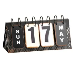 Kirkland's Home Metal Flip Calendar- Decorative Accents