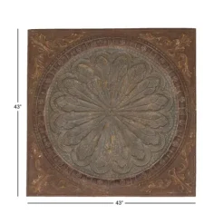 Kirkland's Home Metal Floral Medallion Wall Plaque- Wall Plaques