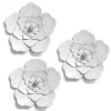 Kirkland's Home Metal Flower Wall Plaques, Set Of 3- Wall Plaques