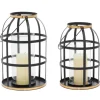 Kirkland's Home Metal Frame Lanterns, Set Of 2- Lanterns