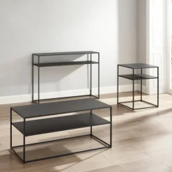 Kirkland's Home Metal Frame 3-Pc. Table Set- Coffee Tables