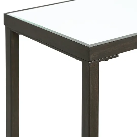 Kirkland's Home Metal Glass Top Console Table- Console Tables