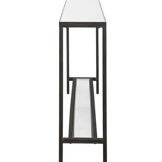 Kirkland's Home Metal Glass Top Console Table- Console Tables