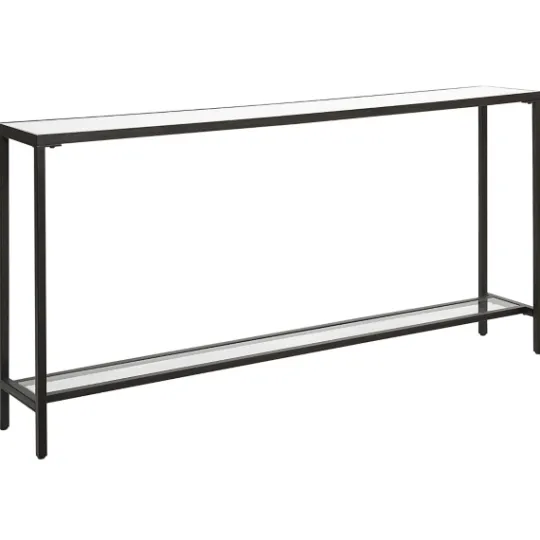 Kirkland's Home Metal Glass Top Console Table- Console Tables