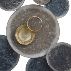 Kirkland's Home Metal Hammered Discs Wall Plaque- Wall Plaques