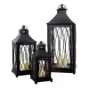 Kirkland's Home Metal Lanterns With Top Handles, Set Of 3- Lanterns