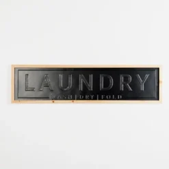 Kirkland's Home Metal Laundry Wall Plaque- Wall Quotes & Signs