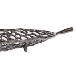 Kirkland's Home Metal Leaf Trays, Set Of 2- Decorative Trays