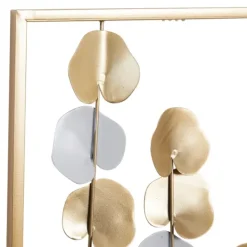 Kirkland's Home Metal Leaves Framed Wall Plaques, Set Of 2- Wall Plaques
