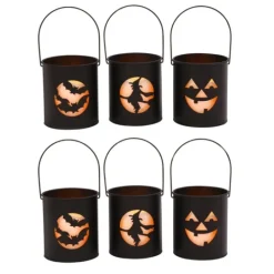 Kirkland's Home Metal Led Halloween Lanterns, Set Of 6- Lanterns