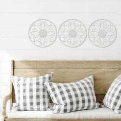 Kirkland's Home Metal Medallion Wall Plaques, Set Of 3- Wall Plaques