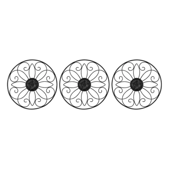 Kirkland's Home Metal Medallion Wall Plaques, Set Of 3- Wall Plaques