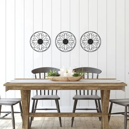 Kirkland's Home Metal Medallion Wall Plaques, Set Of 3- Wall Plaques