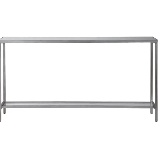 Kirkland's Home Metal Mirrored Top Slim Console Table- Console Tables