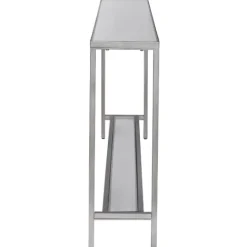 Kirkland's Home Metal Mirrored Top Slim Console Table- Console Tables