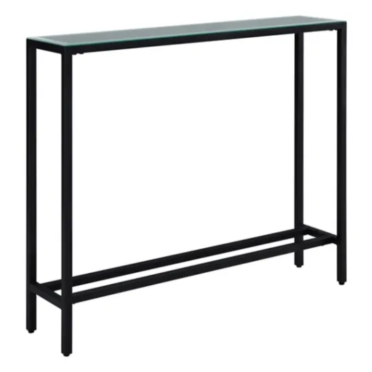 Kirkland's Home Metal Mirrored Top Slim Console Table- Console Tables