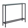 Kirkland's Home Metal Mirrored Top Slim Console Table- Console Tables