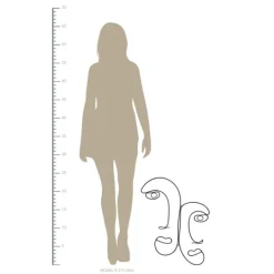 Kirkland's Home Metal Modern Outline Faces Wall Plaque- Wall Plaques