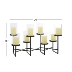 Kirkland's Home Metal Multi Level Candelabra Runner- Candle Holders
