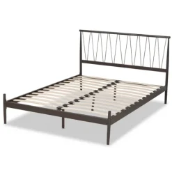 Kirkland's Home Metal Open Headboard Full Platform Bed- Beds & Headboards