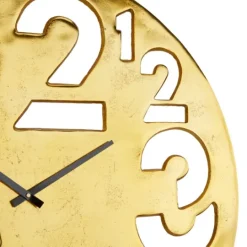Kirkland's Home Metal Round Frame Cutout Numerals Clock- Clocks