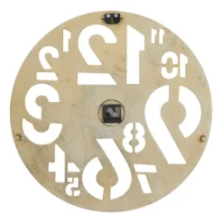 Kirkland's Home Metal Round Frame Cutout Numerals Clock- Clocks