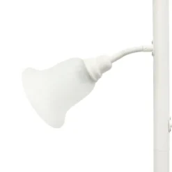 Kirkland's Home Metal 3-Scallop Glass Floor Lamp- Floor Lamps