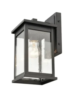 Kirkland's Home Metal Seeded Glass Outdoor Sconce- Outdoor Lighting