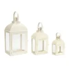 Kirkland's Home Metal Slope Top Lanterns, Set Of 3- Lanterns