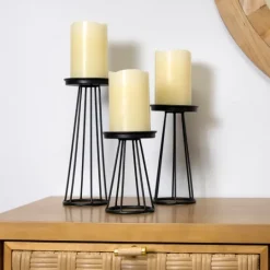 Kirkland's Home Metal Soho Candle Holders, Set Of 3- Candle Holders
