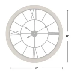 Kirkland's Home Metal Timeworn Wall Clock- Clocks