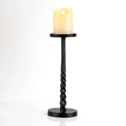 Kirkland's Home Metal Twisted Candle Holder, 12 In.- Candle Holders