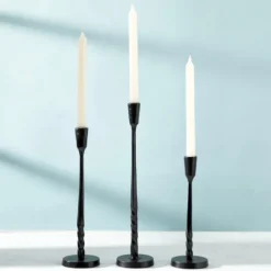 Kirkland's Home Metal Twisted Taper Candle Holder, 15 In.- Candle Holders