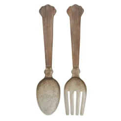 Kirkland's Home Metal Utensils Wall Plaques, Set Of 2- Wall Plaques