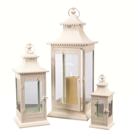 Kirkland's Home Metal Vintage Lanterns, Set Of 3- Lanterns