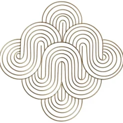 Kirkland's Home Metal Waves Wall Plaque- Wall Plaques