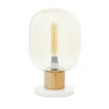 Kirkland's Home Metal White Marble Mushroom Shade Table Lamp- Table Lamps